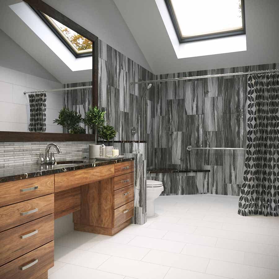 Palisade Wall Tile (large profile) in Prado Granite