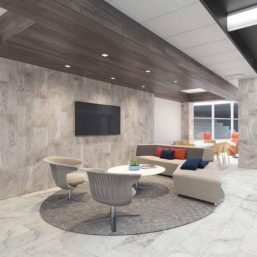 Palisade Wall Tile (large profile) in Venetian Marble