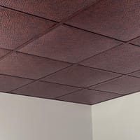 Fasade Ceiling Tile in Hammered 1 Fasade Ceiling Tile in Hammered