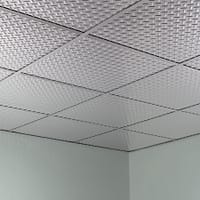 Fasade Ceiling Tile in Diamond Plate 1 Fasade Ceiling Tile in Diamond Plate