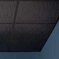 75107_DriftsBlack01_large Drifts ceiling panels in black - installed