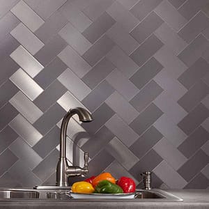 Aspect Peel and Stick 3x6 Metal Tiles