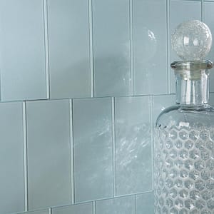Peel and Stick 3x6 Glass Backsplash Tiles