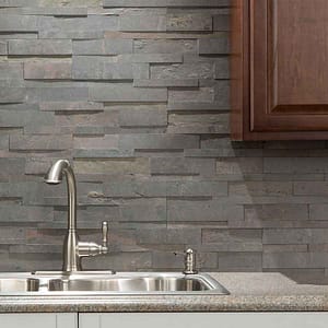Aspect Stone Backsplash Tiles in Riased Kilnstone Aspect Stone Backsplash Tiles in Riased Kilnstone
