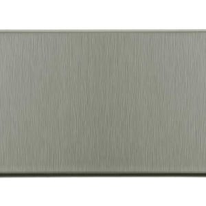 Aspect 3x6 (Short Grain) Metal Tiles in Brushed Stainless Aspect 3x6 (Short Grain) Metal Tiles in Brushed Stainless