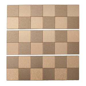 Aspect Matted Square Tiles in Champagne Aspect Matted Square Tiles in Champagne