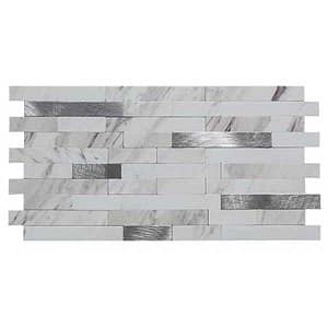 Collage Backsplash Tile in Marble Shine Collage Backsplash Tile in Marble Shine