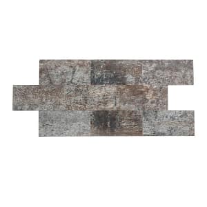 Collage Backsplash Tile in Ancient Cork Collage Backsplash Tile in Ancient Cork