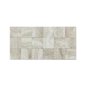 Collage Backsplash Tile in Bone Porcelain Collage Backsplash Tile in Bone Porcelain