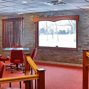 Stone Backsplash in Weathered Quartz
