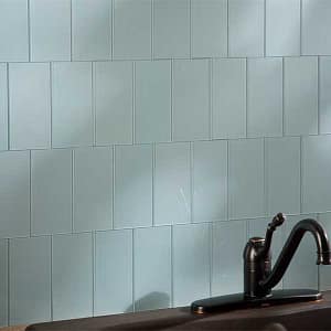 Aspect 3x6 Glass Tiles in Glacier