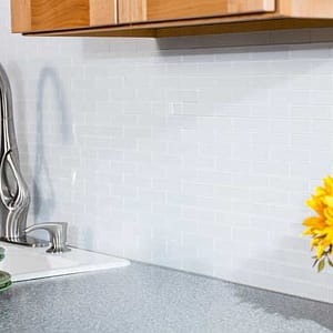 Aspect Matted Glass Tiles in Frost