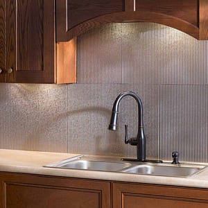 Fasade Backsplash in Rib