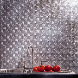 Fasade Backsplash in Lotus