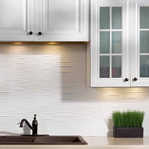 Fasade Backsplash in Waves