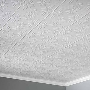 Fasade Ceiling Tile in Regalia