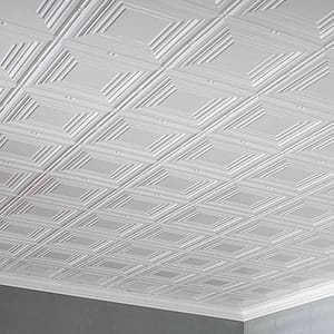 Fasade Ceiling Tile in Portrait