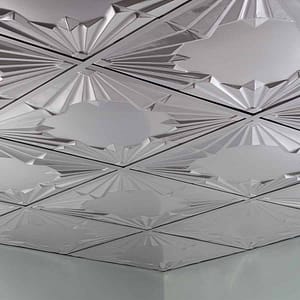 Fasade Ceiling Tile in Art Deco