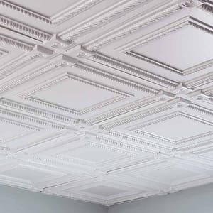 Fasade Ceiling Tile in Coffer