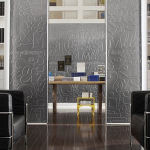 Fasade Wall Panel in Alphabet
