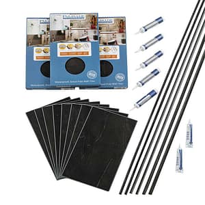 Palisade tub and shower kit in Black Ice