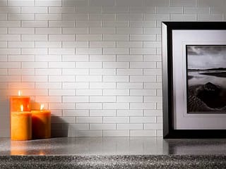 Aspect Matted Glass Tiles in Frost