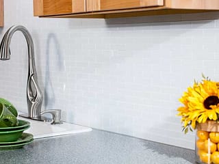 Aspect Matted Glass Tiles in Frost