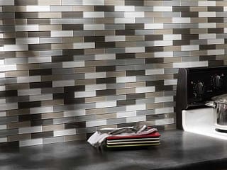 Aspect Matted Glass Tiles in Rustic Clay