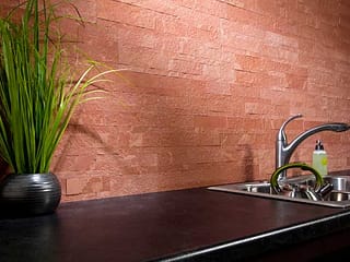 Aspect Stone Backsplash Tiles in Autumn Sandstone