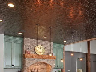 Traditional 2 ceiling in Brushed Nickel