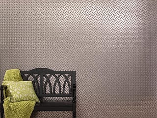 Diamond Plate wall panel in Galvanized Steel