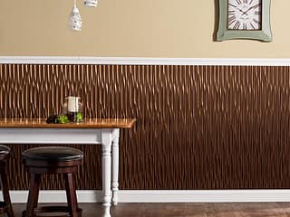 Dunes wall panel in Oil-Rubbed Bronze