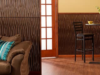 Dunes wall panel in Oil-Rubbed Bronze