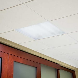 Light Panel in Clear finish - installed