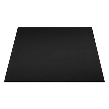 Smooth Pro Revealed Edge series tile in black - angle view