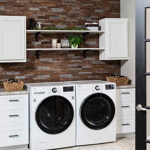 Rustic Grove 3D Wall Panel in Blended Brown