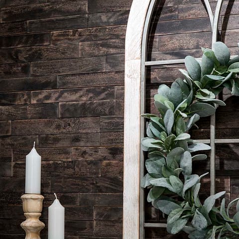 Rustic Grove 3D Wall Panel in Shipwreck