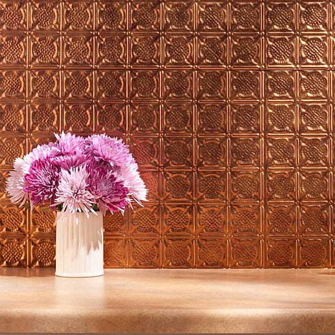Fasade Backsplash - Traditional 6 in Antique Bronze