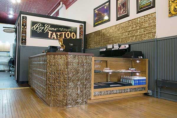 Big Guns Tattoo Parlor, Traditional 1 in Bermuda Bronze