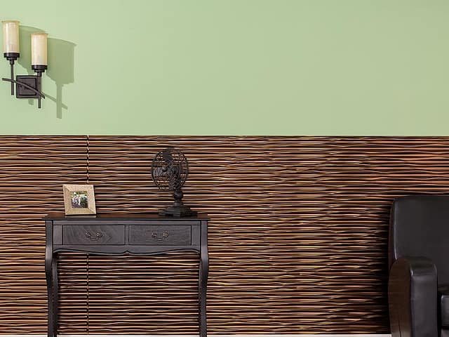 Dunes wall panel in Oil-Rubbed Bronze