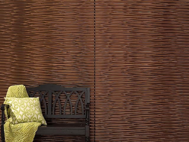 Dunes wall panel in Oil-Rubbed Bronze