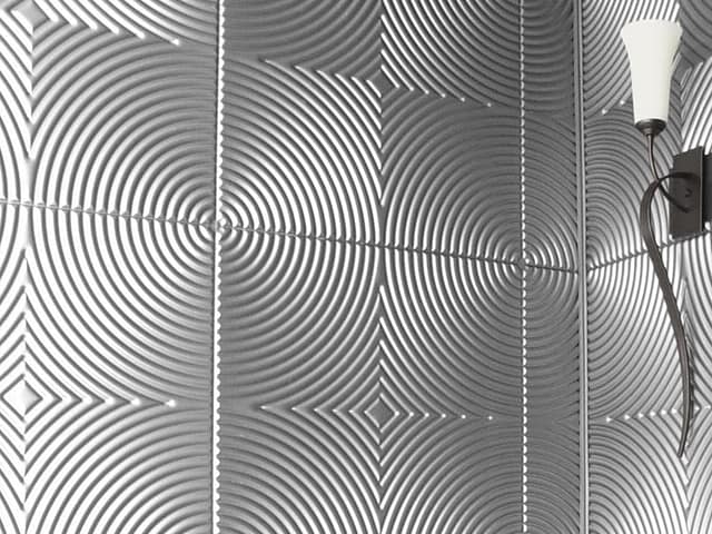 Echo wall panel in Brushed Aluminum