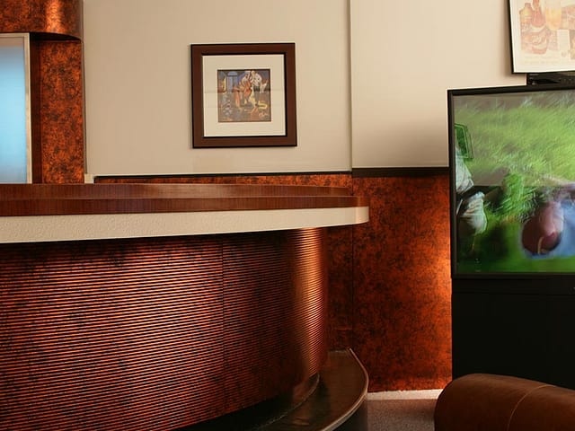 Rib wall panel in Moonstone Copper