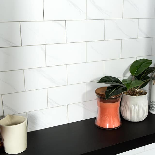 Aspect Collage Tiles in Carrara Subway