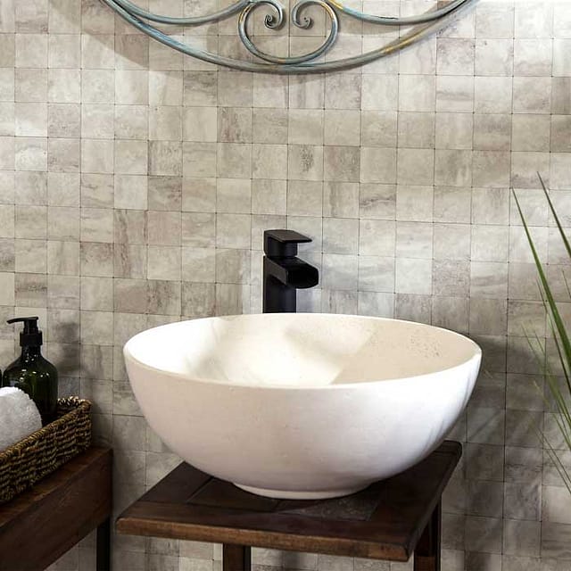 Aspect Collage Tiles in Bone Porcelain