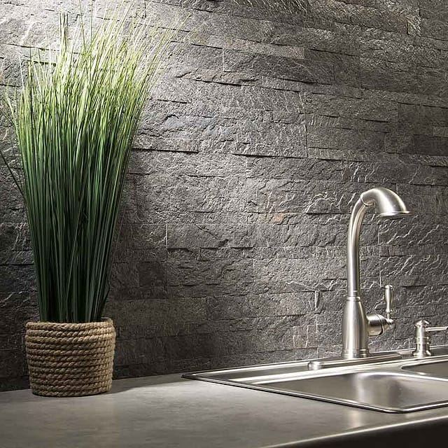 Aspect Stone Tile in Frosted Quartz