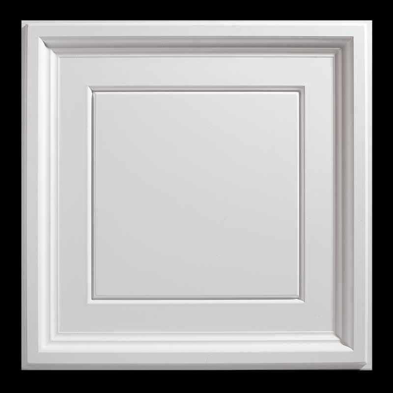 75300_IconCofferWhiteProduct_large Icon Coffer ceiling tile in white