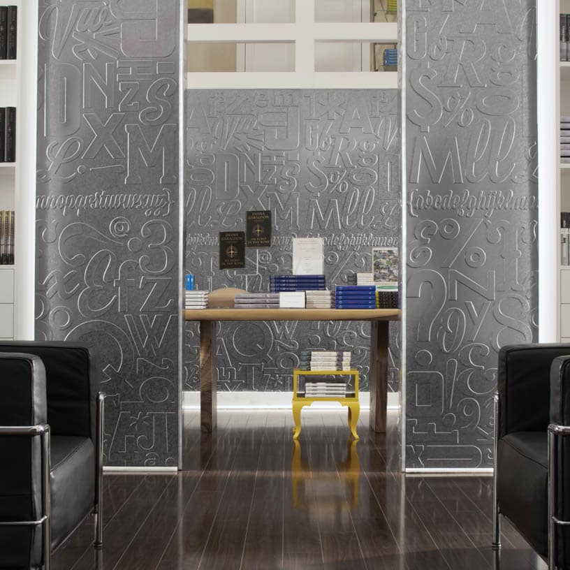 Fasade Wall Panel in Alphabet 1 Fasade Wall Panel in Alphabet