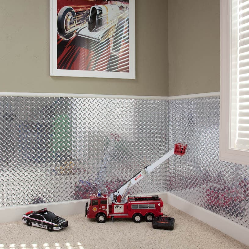 Fasade Wall Panel in Diamond Plate 1 Fasade Wall Panel in Diamond Plate