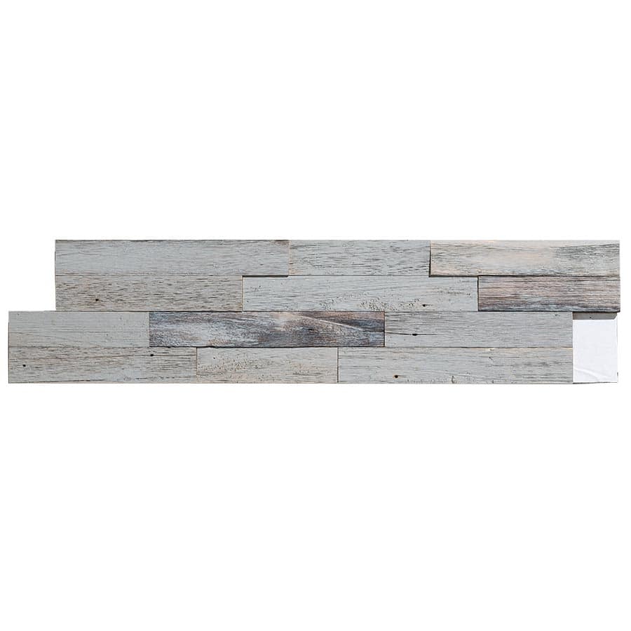 Aspect Wood Backsplash Tile in Weathered Barn